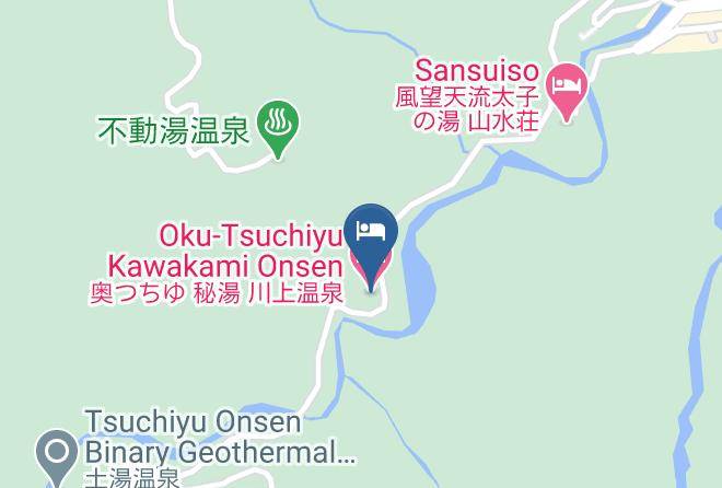 Oku Tsuchiyu Kawakami Onsen Map