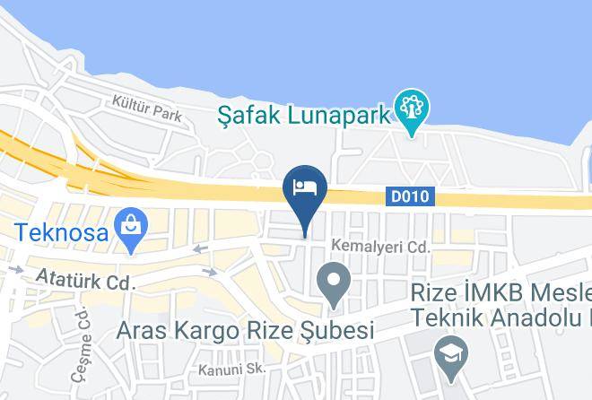 Rize Ekrem Orhon - Okutur Otel Maps
