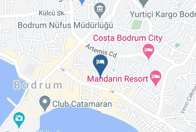 Bodrum - Okyanus Otel Maps