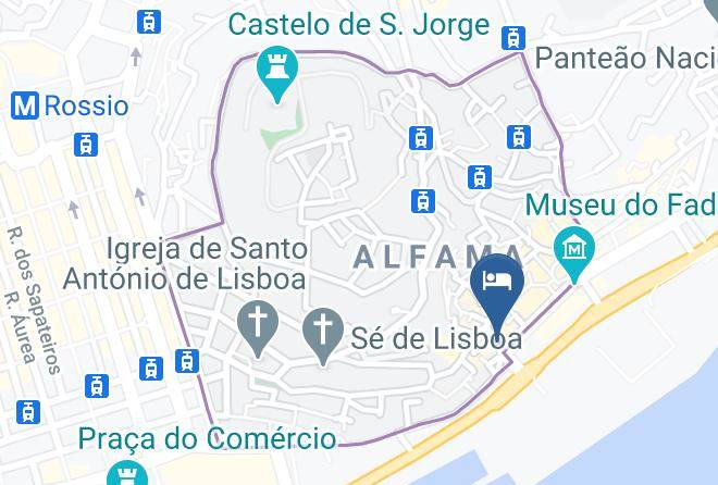 Lisbon - Alfama Rio Maps
