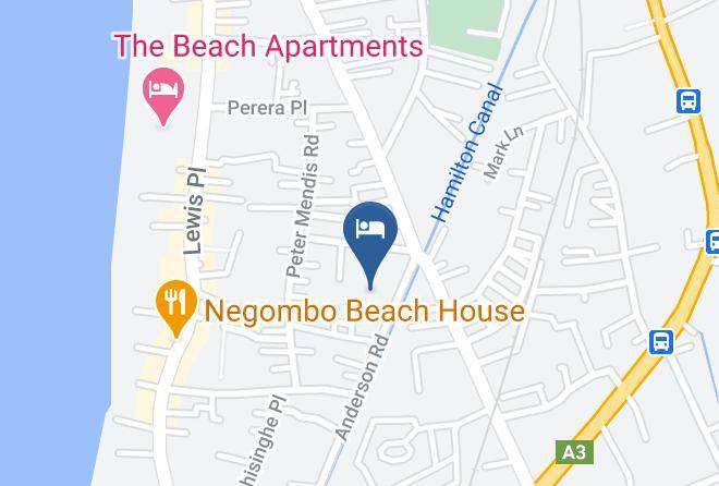 Olanro Negombo Hotel Map