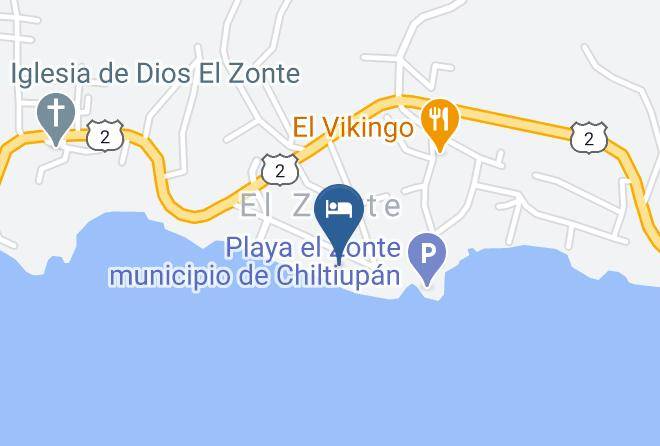Chiltiupan - Olas Permanentes El Zonte Maps