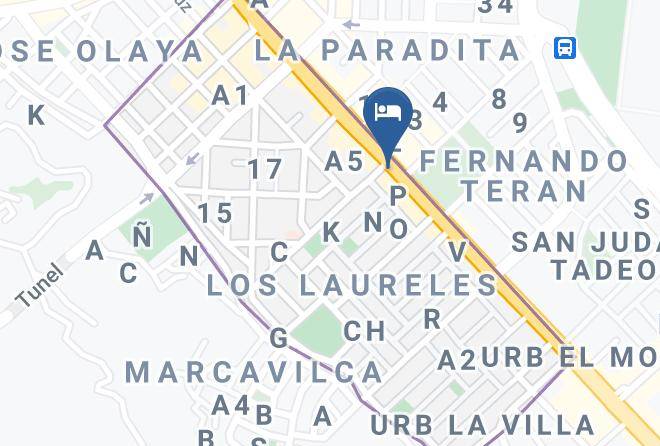 Chorrillos - Hotel Olaya Maps
