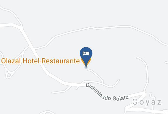 Guipuzcoa - Olazal Hotel Restaurante Maps