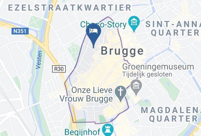 West Flanders - Old Bruges B&b Maps