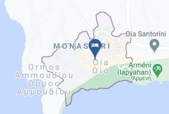 Thira - Old Castle Oia Maps