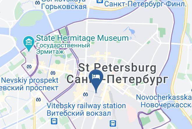 Saint Petersburg - Old Church Courtyard Maps