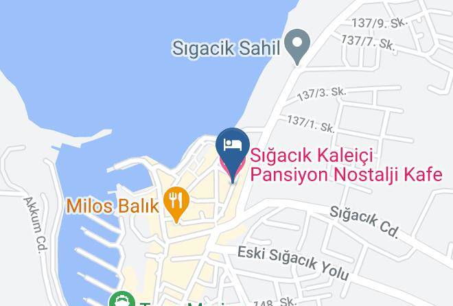 Seferihisar - Sigacik Kaleici Pansiyon Nostalji Kafe Maps