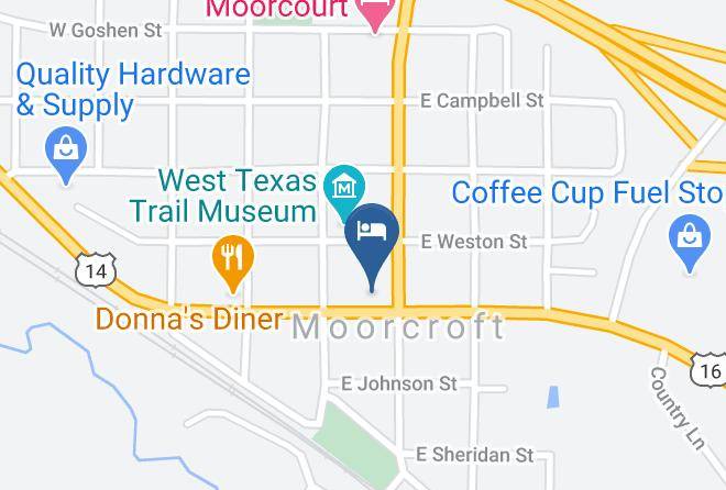 Crook - Old Corner Station Bed And Breakfast Maps
