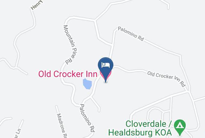 Sonoma - Old Crocker Inn Maps