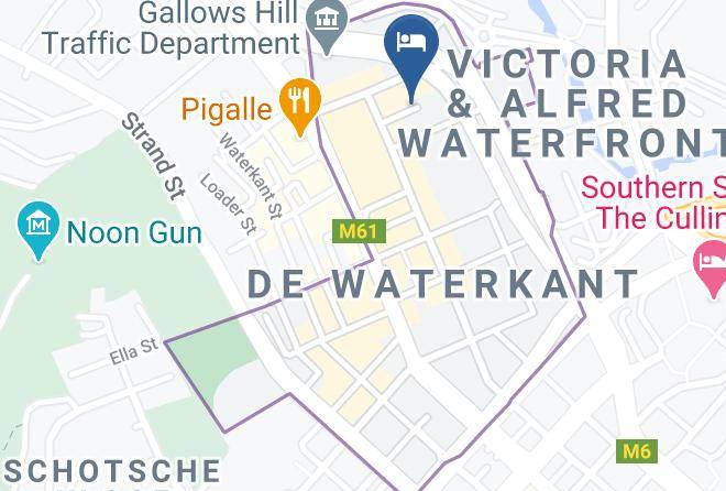 City Of Cape Town - Old Foundry Hotel Maps