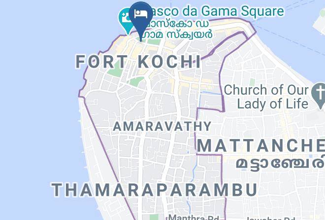 Kochi - Old Harbour Hotel Maps