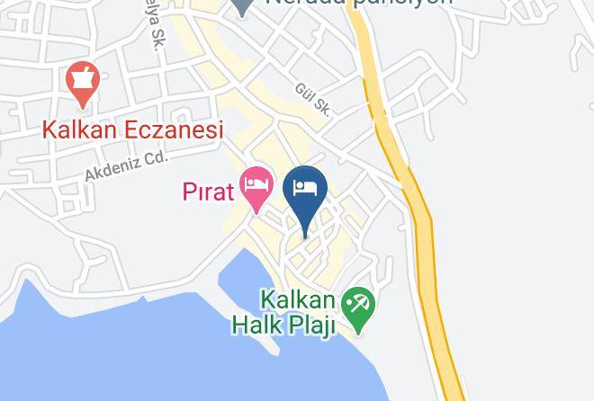 Kas - Old Kalamaki Pansiyon Maps