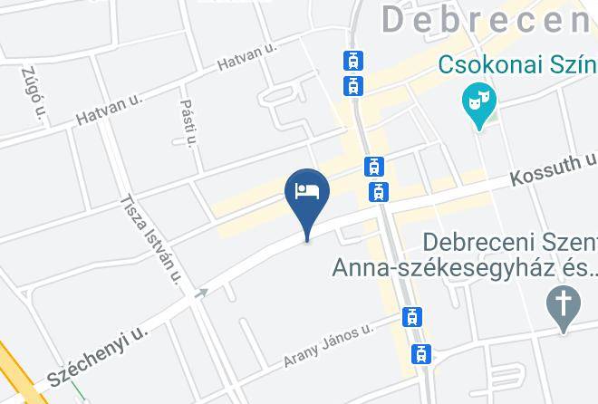 Debrecen - Old Post Office Restaurant And Inn Maps
