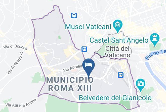Rome - Rose Antiche Vatican B&b Maps