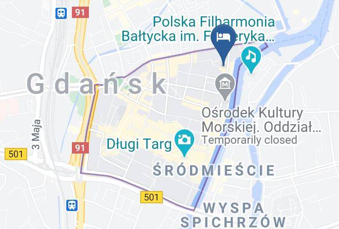 Gdansk - Old Town By Motlawa River Maps