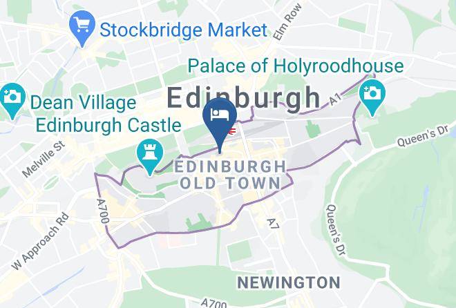 Edinburgh City - Cheval Old Town Chambers Maps
