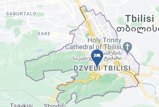 Tbilisi - Old Town From Terrace Maps