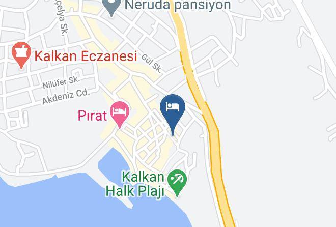 Kas - Old Town Hotel & Cafe Maps