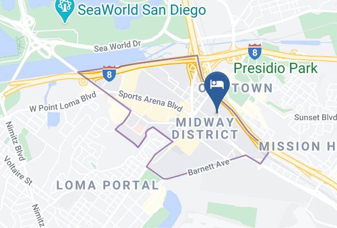 San Diego - Old Town Inn Maps