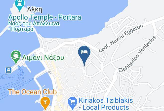 Naxos - Old Town Pansion Maps
