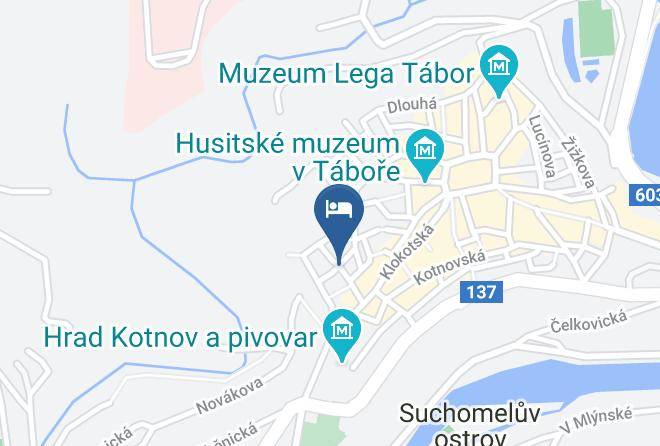 Tabor - Old Town Pension Maps