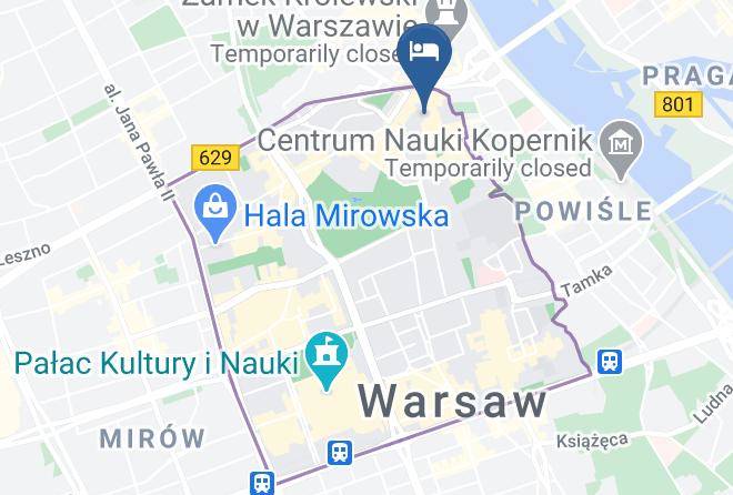 Old Town Saint Anna Aparments Map