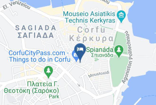 Kerkira - Old Town Venetian Studio Maps