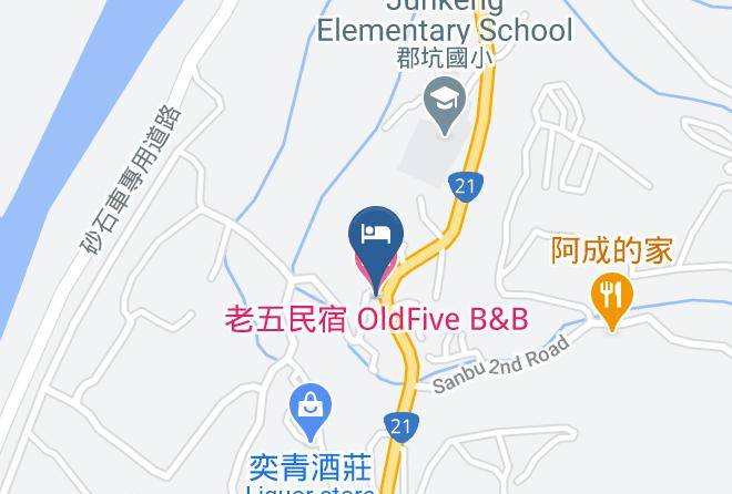 Nantounty - Oldfive B&b Maps