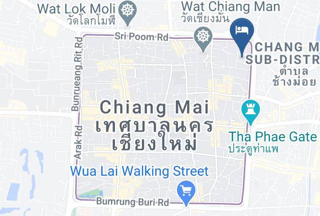 Amphoe Mueang Chiang Mai - Baan Hanibah Maps