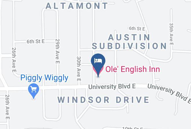 Tuscaloosa - Ole' English Inn Maps