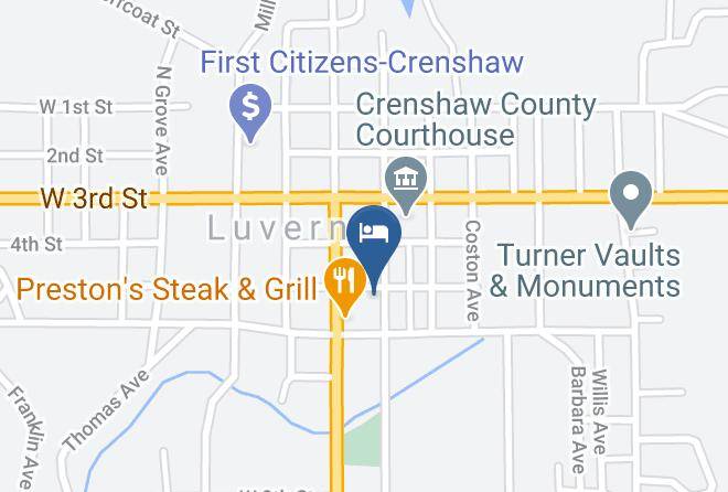 Crenshaw - Ole Hotel B & B Maps