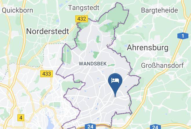 Stadt Hamburg - Ole Restaurant Hotel Maps