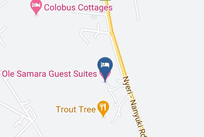 Nyeri - Ole Samara Guest Suites Maps