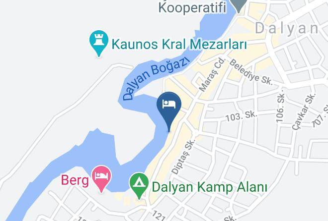 Ortaca - Dalyan Zakkum Pansiyon 1987 Maps