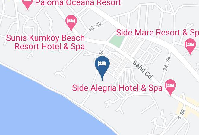 Manavgat - Oleander Hotel Maps