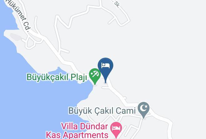 Kas - Oleander Kas Hotel Maps