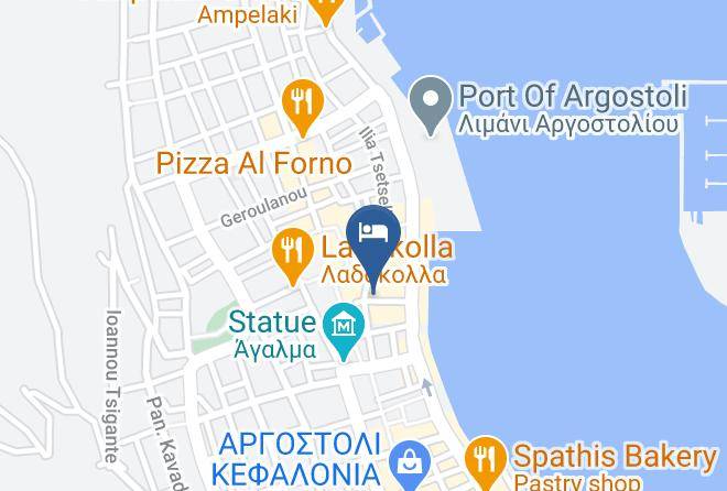 Kefallinia - Olga Hotel Maps
