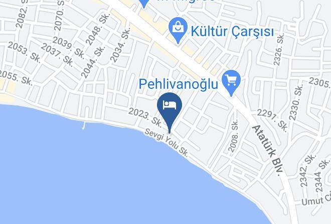 Menderes - Olgun Hotel Maps