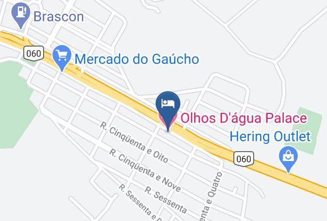 Olhos D'agua Palace Hotel Map