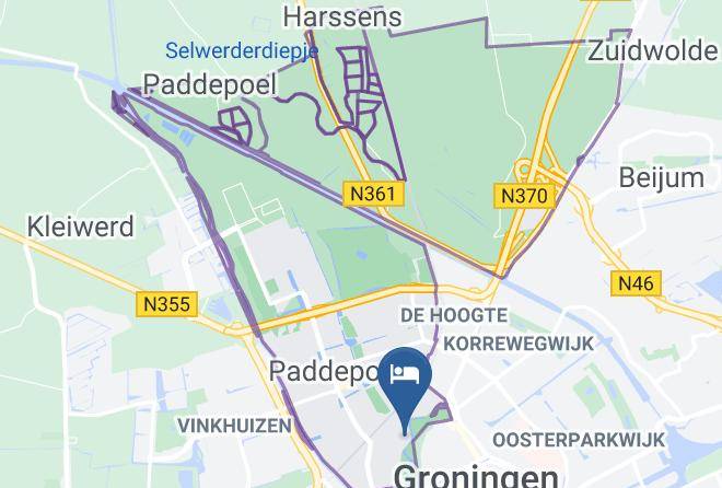 Groningen Oud West - Olifant B&b Maps