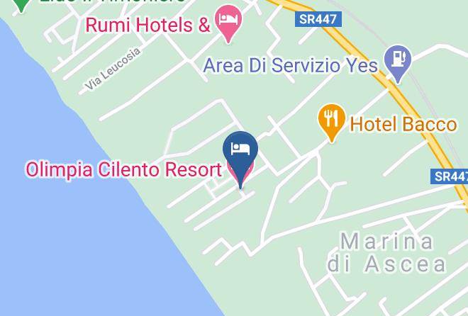Salerno - Olimpia Cilento Resort Maps