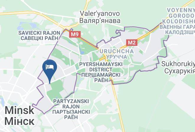 Minsk - Gostinitsa Sok Olimpiyskiy Maps