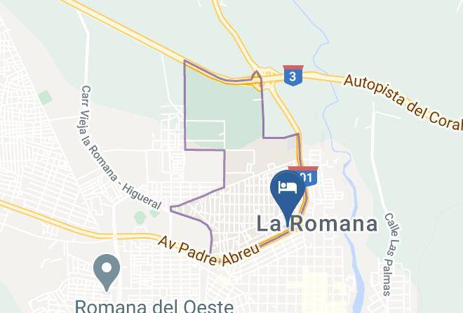 La Romana - Olimpo Hotel Maps