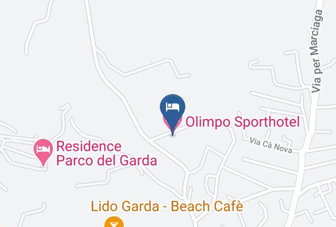 Verona - Olimpo Sporthotel Maps
