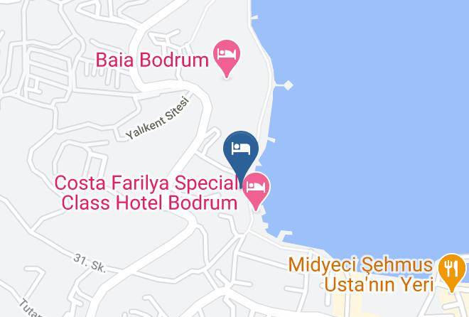Bodrum - Olira Boutique Hotel Maps