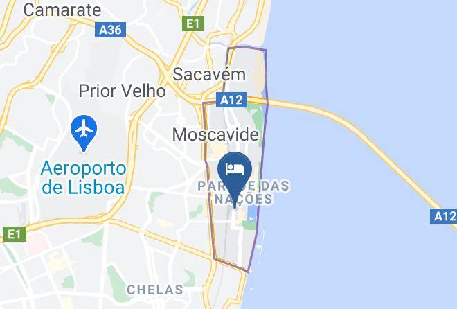 Lisbon - Olissippo Oriente Hotel Maps