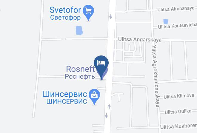 Krasnodar - Oliva Hotel Maps
