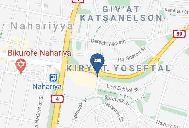 Olive Boutique Hotel Nahariya Map