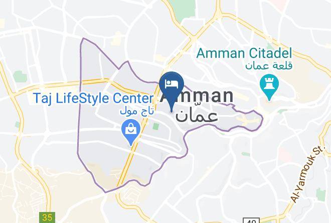 Amman - Olive Hotel Maps